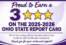 Martins Ferry City Schools Earns 3-Star Rating on State Report Card
